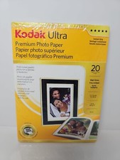 NEW Kodak Ultra Premium Photo Paper 5x7 High Gloss 20 Sheets SEALED