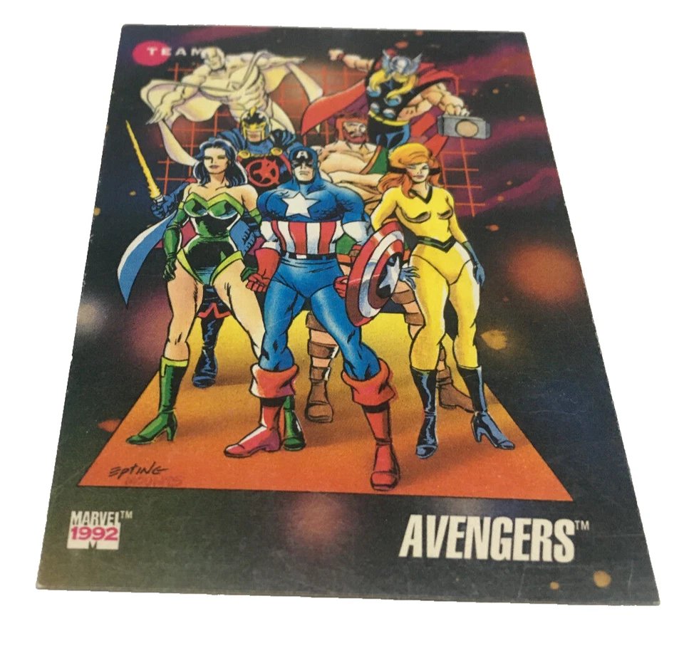 Marvel Universe Series 3 Impel x3 card lot Rogue, Avengers and Excalibur 1992 - Image 4 of 4