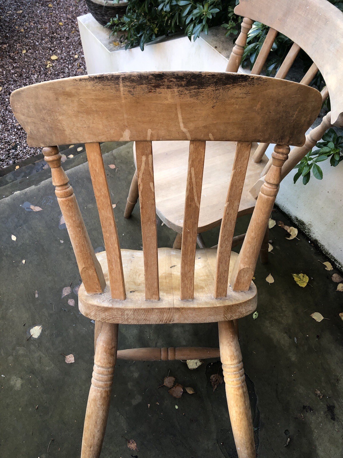 6 Solid pine spindle back kitchen country style dining Kitchen chairs