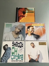 SHAGGY 6 LOT CDs- 5 IMPORT SINGLES- Boombastic Oh Carolina Dance & Shout Train