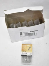 Lot of 6 Hillman Finish Nails Hardened Steel 4D x 1-1/2" 2 oz Packs 532586