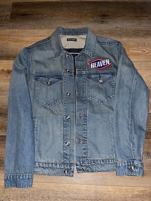 Seventh Heaven DENIM Cross JACKET size Mens Medium | eBay