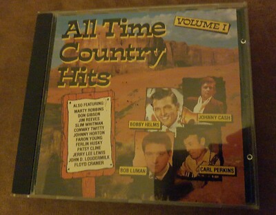 CD Compilations All Time Country Hits Volume 1 Don Gibson Patsy Cline 16 tracks