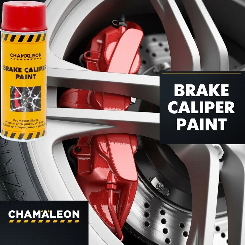 Bremssattellack Rot  6 x 400ml Spray glänzend 1K Sattelfarbe CALIPER Chamäleon - Bild 2 von 4