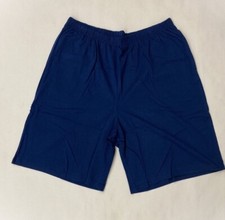 Easy Essentials Womens Shorts Size L Color Blue 100 Cotton NEW