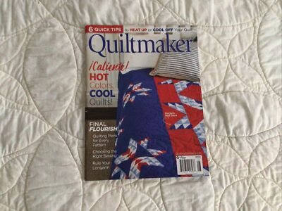 Quiltmaker July August 19 Quilt Plans Choosing Batting Quick Tips Longarm Rules