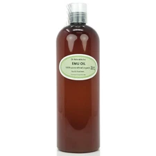 16 Oz Premium Pure Organic Cold Pressed Best Fresh Australian Emu Oil Skin Care