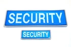 Removable Reflective Hook & Loop SECURITY Badge. Door Supervisor, Security Guard