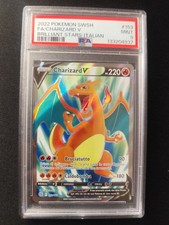 Carta Pokémon PSA BGS CHARIZARD V 153/172 Raro Secret Full Art SET ASTRI LUCENTI
