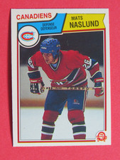 1983-84 OPC O-Pee-Chee Mats Naslund RC # 193, Montreal Canadiens NM-MT