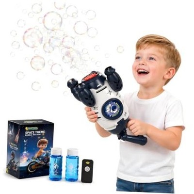 Bubble Gun for Kids, Rocket Bubble Handheld & Bike Mountable Bubble Machine