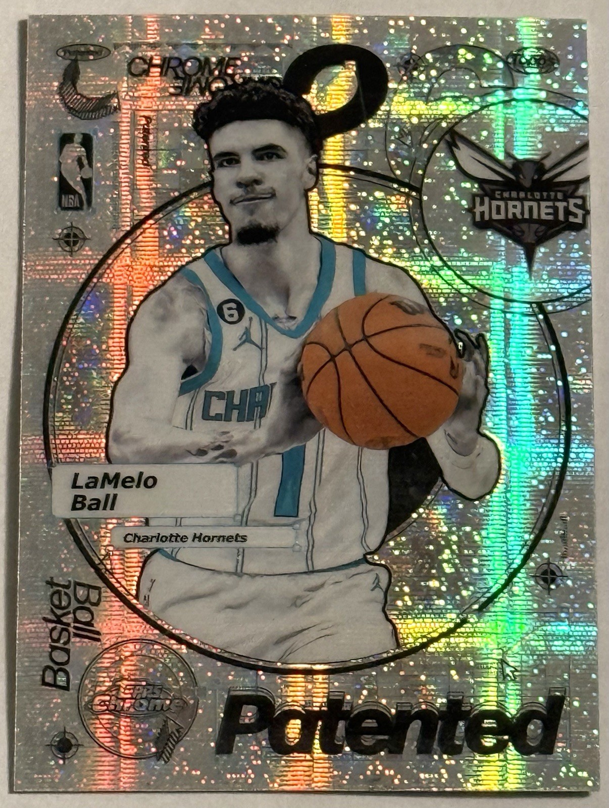 2025-26 Topps Chrome LaMelo Ball Patented Case Hit SSP Charlotte Hornets