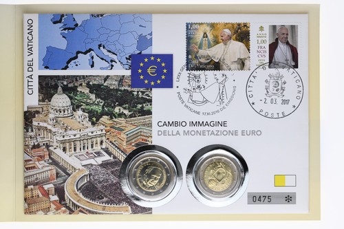 2 Euro + 50 Cent Numisbrief Vatikan - Numisbriefe zur Auswahl Münze + Briefmarke - Bild 50 von 75