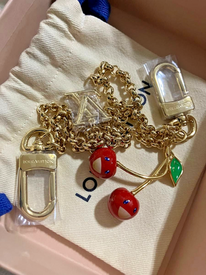 Louis Vuitton Takashi Murakami Cherry Bag Chain M02598 Monogram