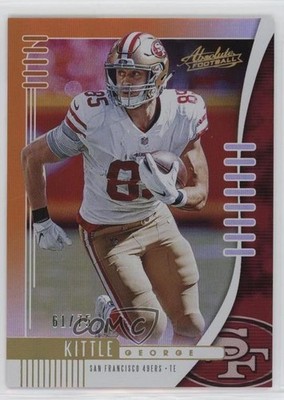 2019 Panini Absolute Orange Spectrum 67/75 George Kittle #96 4f5