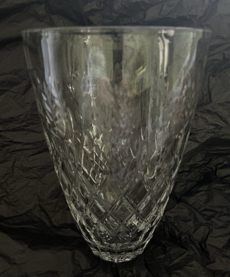 Rogaska ''Gallia'' Crystal Hand Crafted 8'' Traditional Shaped Vase ~ Ex. Cond.