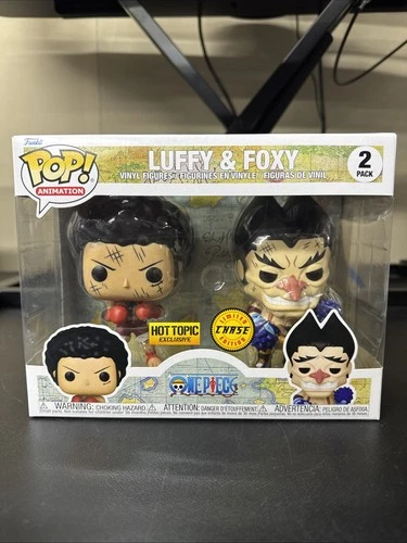 One Piece Luffy & Foxy 2-Pack Hot Topic Exclusive Chase Funko Pop!
