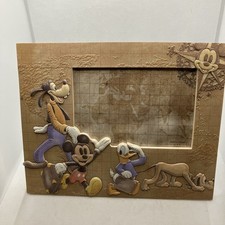 Disney Parks Mickey Mouse and Friends Traveling 4 6 Picture Frame Donald Goofy
