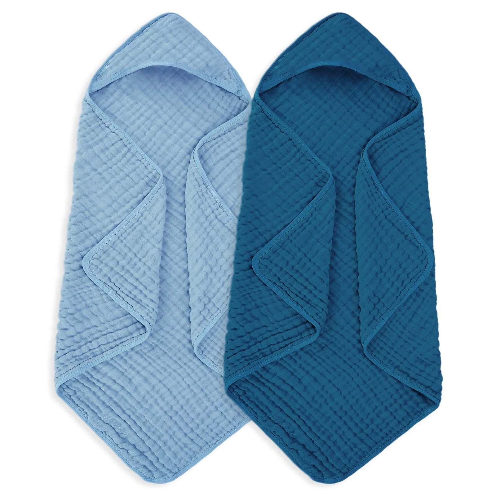 MIGIOL Muslin Baby Towels 100% Cotton ，Super Soft Muslin Baby Bath Towel 32 ...