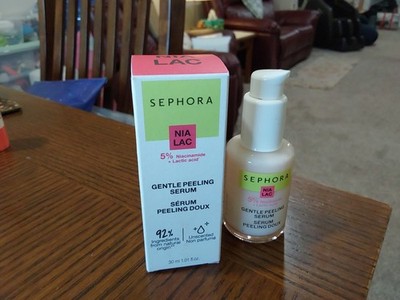 SEPHORA NIA/LAC GENTLY PEELING SERUM FULL SIZE 1 OZ NIB FREE SHIPPING!