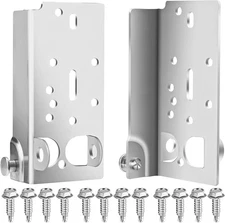 Garage Door Bottom Lifting Brackets, Bottom Brackets for 2" Track with 7/16" ...