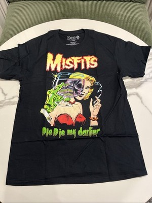 Misfits T-Shirt Die Die My Darling Color Soft Men's Medium Large Official Punk