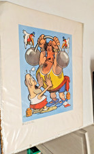 LITOGRAFIA DI BENITO JACOVITTI 1966- SERIE UMORISTICA  ATLETICA ( ATHLETIC)