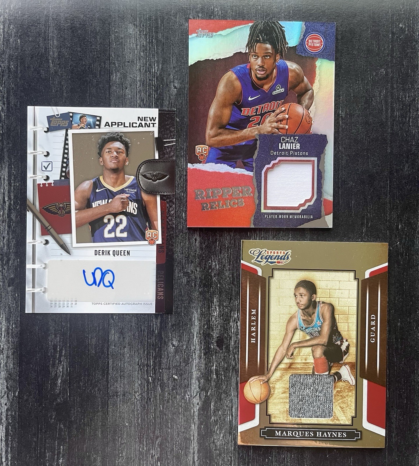 Auto/Parallel/Jersey Patch Lot Of 9 NBA Cards Mixed Teams See Full Description view 7