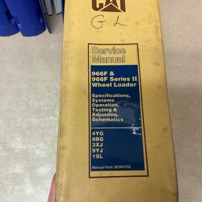 CAT Caterpillar 966F & II SERVICE REPAIR MANUAL WHEEL LOADER 4YG 8BG 3XJ 9YJ 1SL