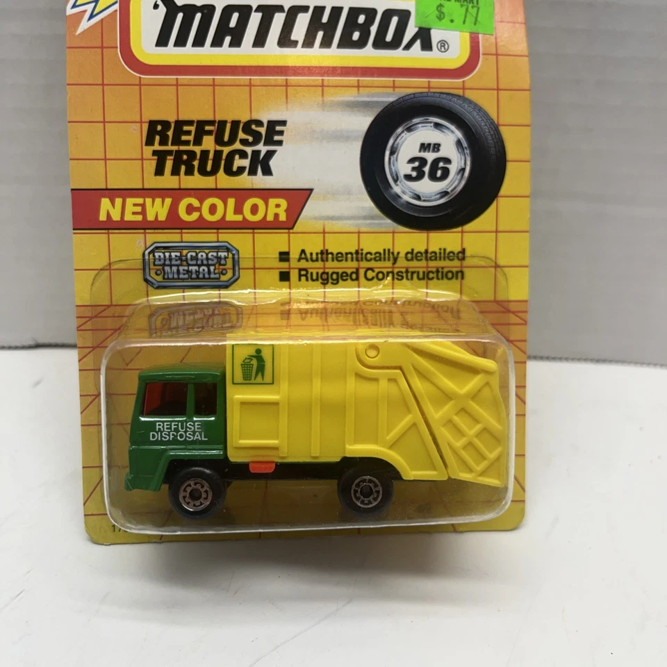 Camión de basura Matchbox 1-75 Superfast Series MB36 NUEVO   Foto 3 de 4