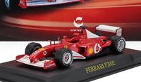 Modellauto Statisch Ferrari F1 F2002 2002 Schumacher MIT Fotobuch 1/43