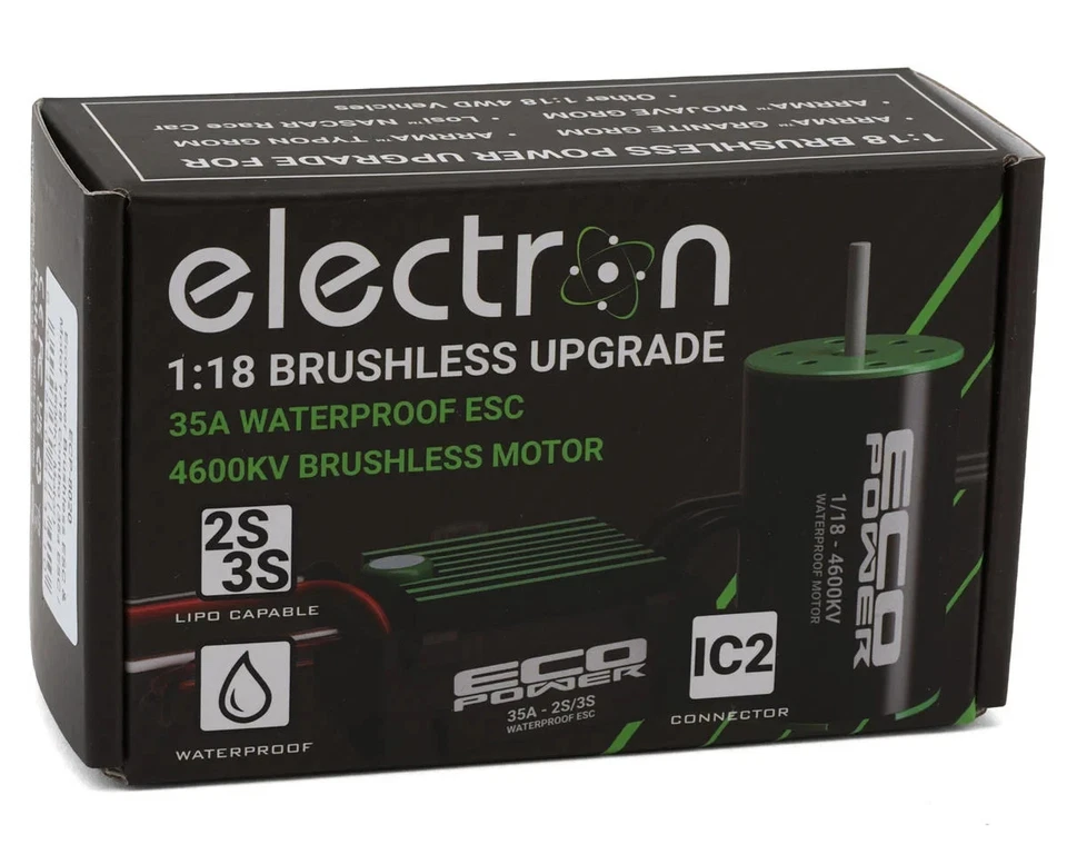 EcoPower 35A Brushless ESC & Motor Combo for ARRMA Grom 4600kV w/IC2 Connector - Image 2 of 2