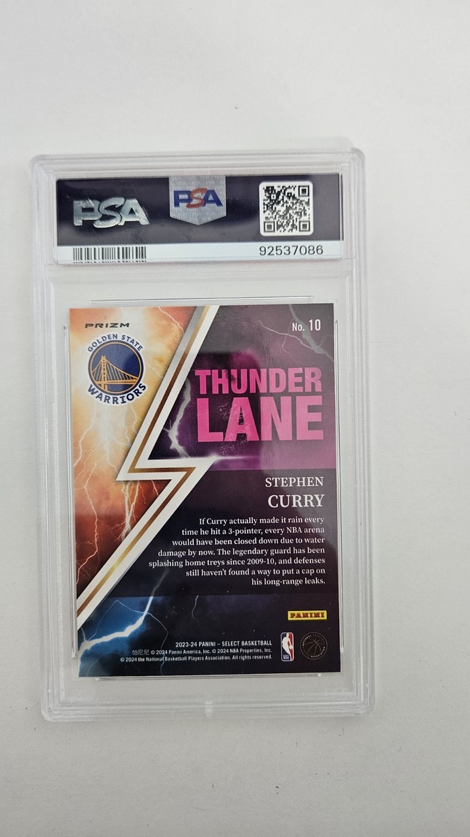 2023-24 Panini Select - Thunder Lane Stephen Curry #10