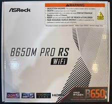  READ ASRock B650M Pro RS WiFi AM5 DDR5 AMD B650 Micro ATX Motherboard