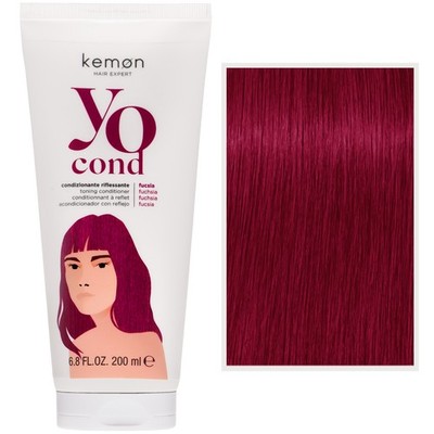 Kemon Yo Cond Fuchsia Farbpflege-Balsam 200ml für alle Haartypen, Glanz, Pflege
