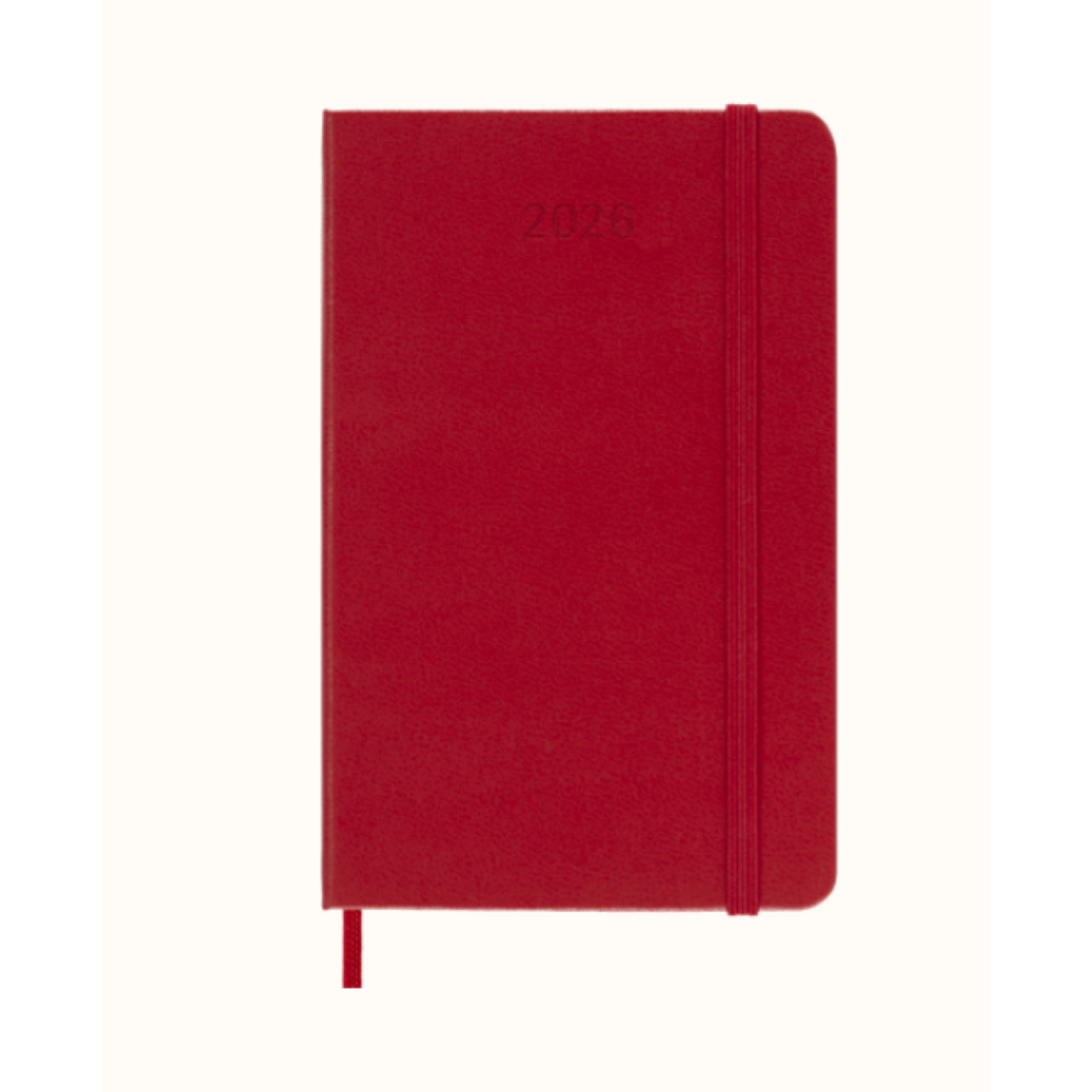 AGENDA GIORNALIERA 2026 - RIGIDA - POCKET - ROSSO - MOLESKINE