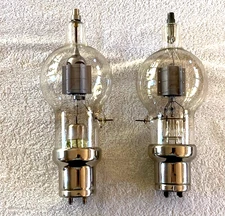 Eimac 150T Triode Tubes c 1930's  (2). Display Only