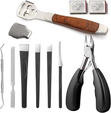 29PCS Callus Shaver for Feet Set Ingrown Toenail Removal Kit Foot Care Tools Sta