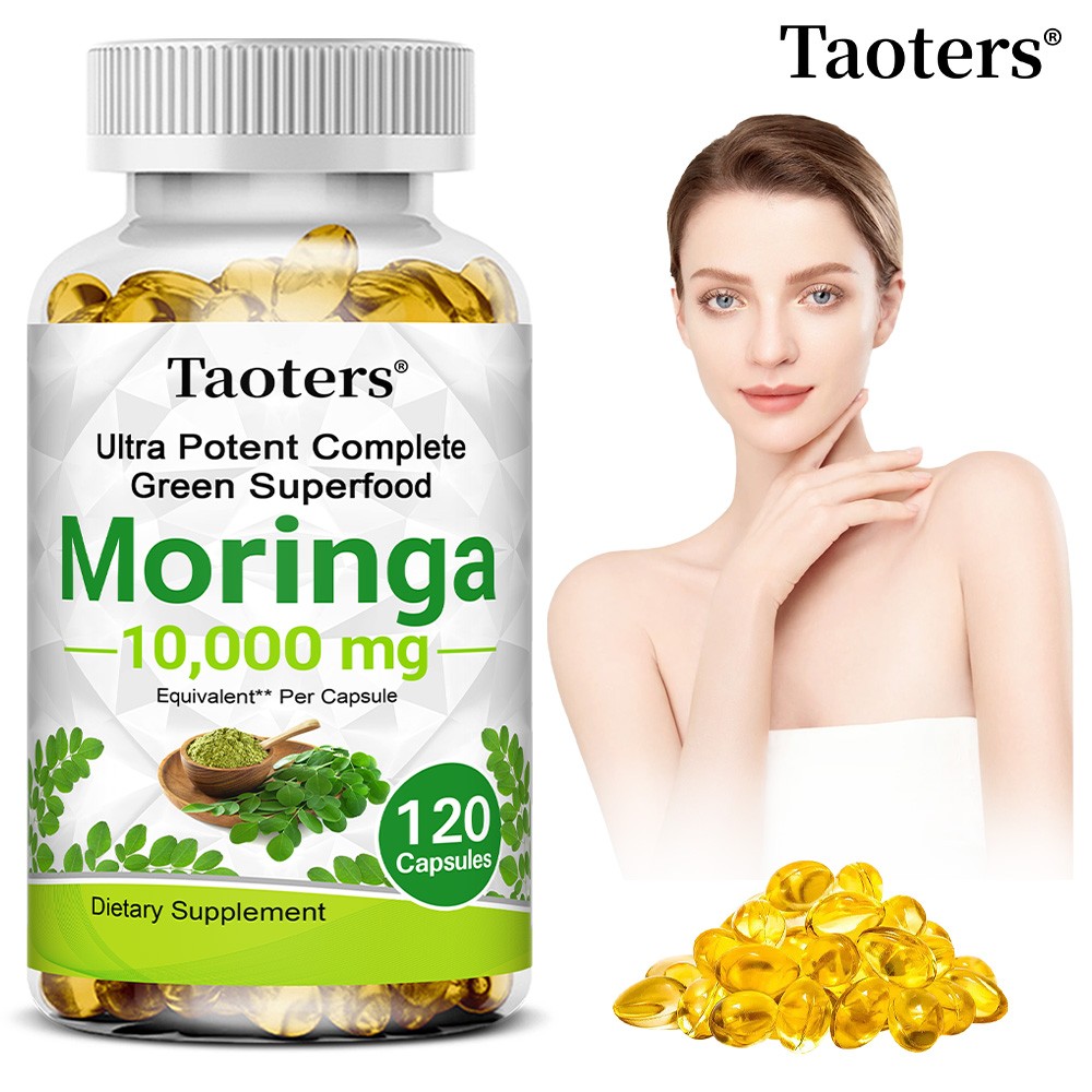 Moringa Oleifera Capsules for Bone Joint Health Antioxidant Support 30-120 Count