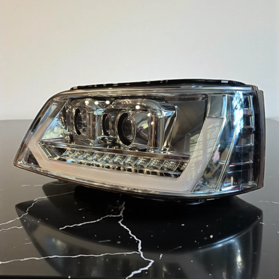 VOLL-LED Scheinwerfer chrom für VW T5 Vorfacelift 2003-2009 dynamischer Blinker - Bild 2 von 4