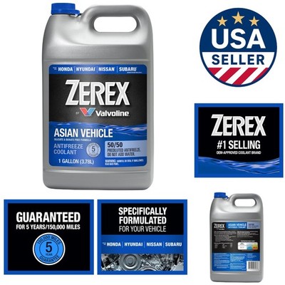 1 Gallon Antifreeze/Coolant - Silicate-Free, Long-Life Protection for Engines