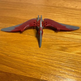LEGO Jurassic World Pteranodon Minifigure Dinosaur 75915 & 10756 Red Grey