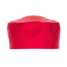 Unisex Cool Vent Chef Beanie, Red, Small/Medium