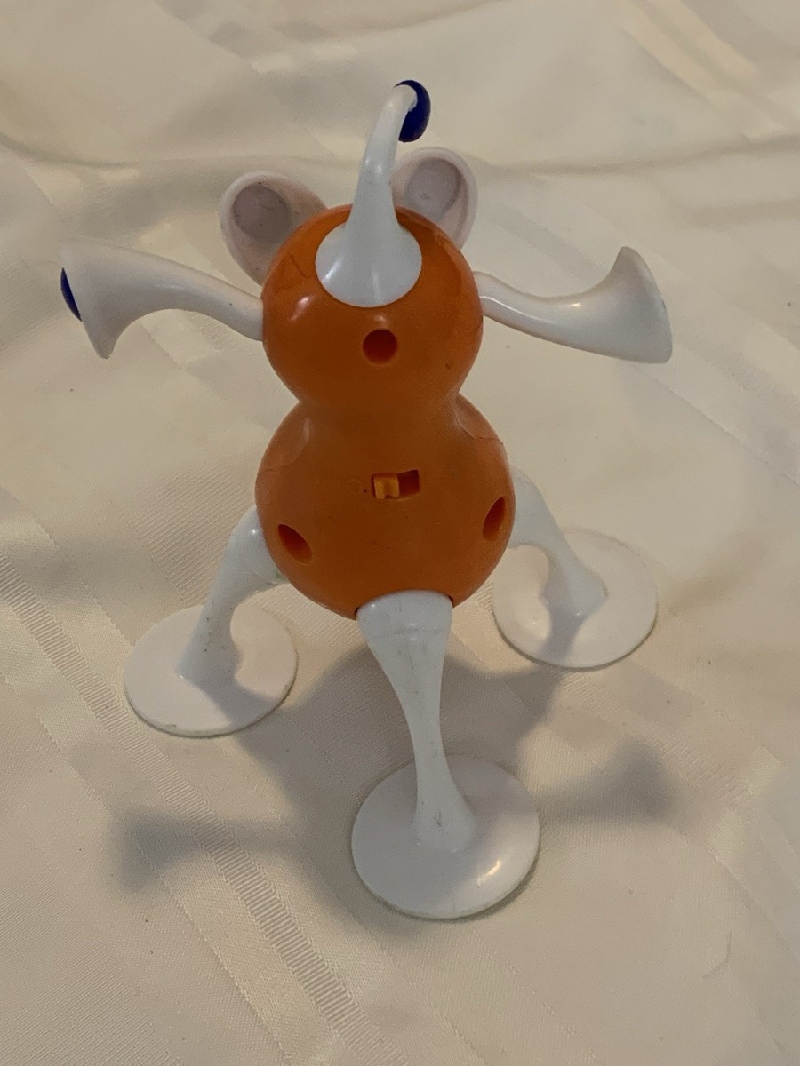 2006 McDonalds Zizzle iZ Orange Tripod Robot Happy Meal Figure Toy
