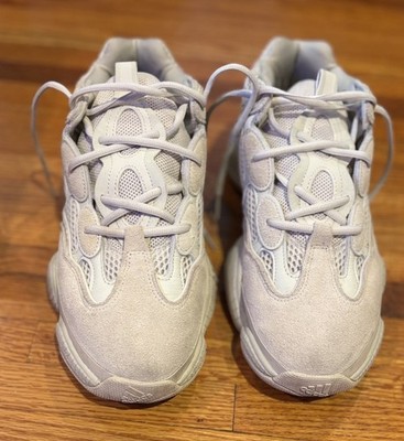 Adidas Yeezy 500 Bone White Size 11 2019 Suede Mesh Pre-Owned No Box