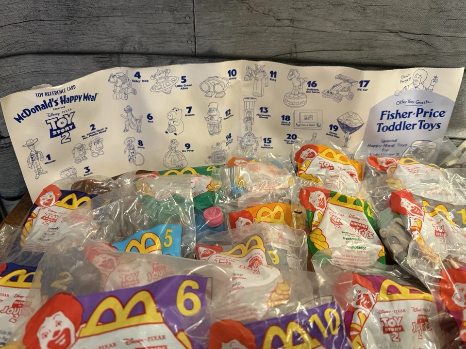 McDonald's 1999 Toy Story 2 Happy Meal Juego Coleccionable con Tarjeta de Referencia de Juguete Foto 2 de 4