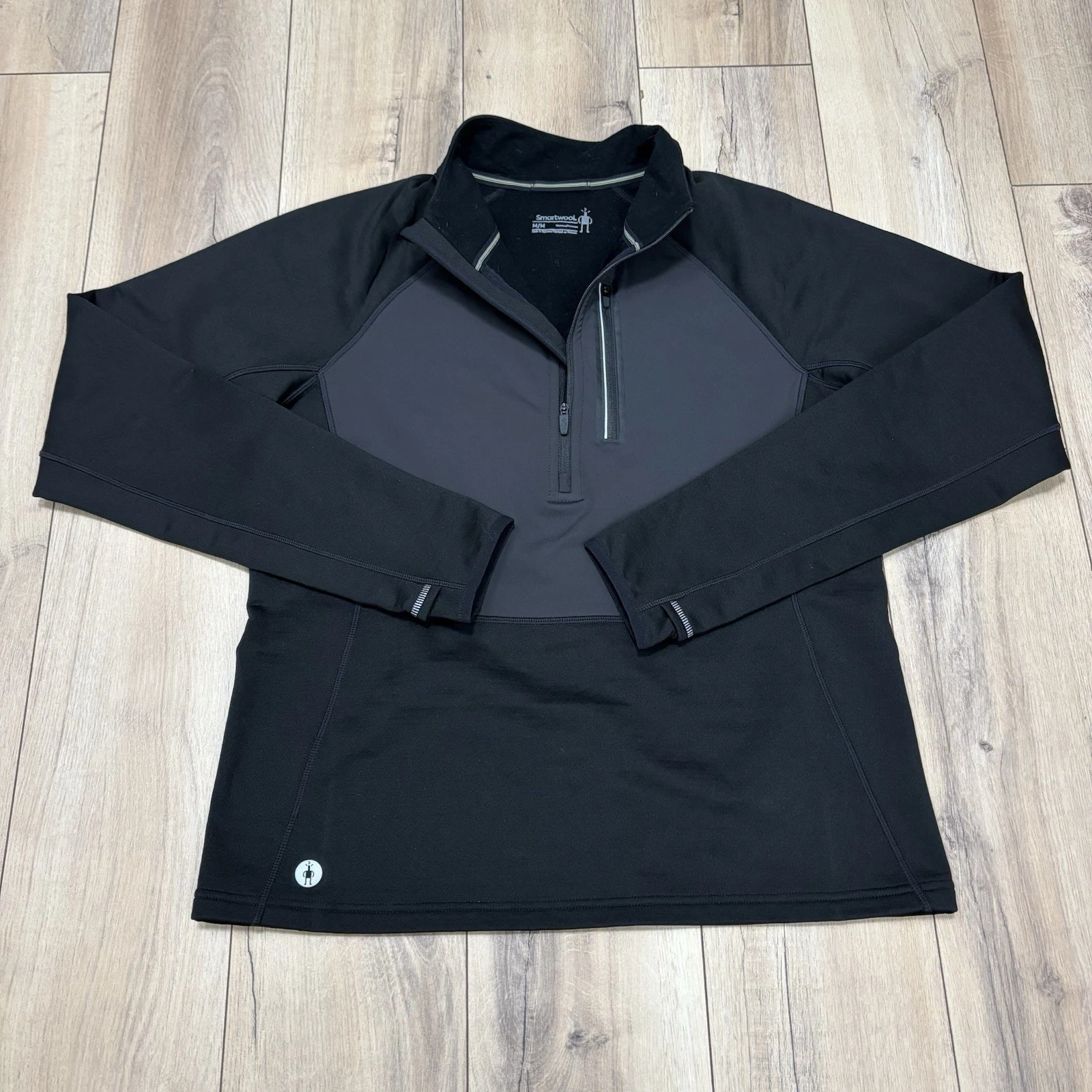 Smartwool Quarter Zip Merino Wool Pullover Base Layer Size Medium Outdoors A++
Opens in a new window