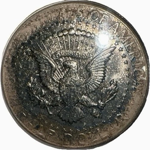 1964 Kennedy Half Dollar Silver 90% 50c Coin Almost uncirculated. Patina