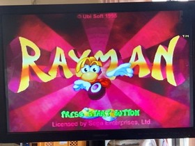 Rayman Sega Saturn Game SS Tested Japan