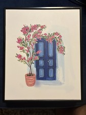 Gently Used Hobby Lobby Floral Home Decor Framed Print 6.5” x 7.5”